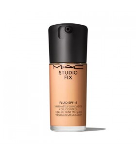 MAC Studio Fix Fluid SPF15 24HR Matte Foundation + Oil Control 30ml. NW15