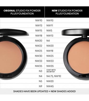 MAC Studio Fix Powder + Foundation 12g. NC15 NEW