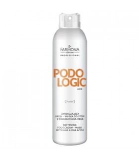 Farmona PODOLOGIC ACID Zmiękczający krem-maska do stóp z kwasami AHA i BHA, 150ml.