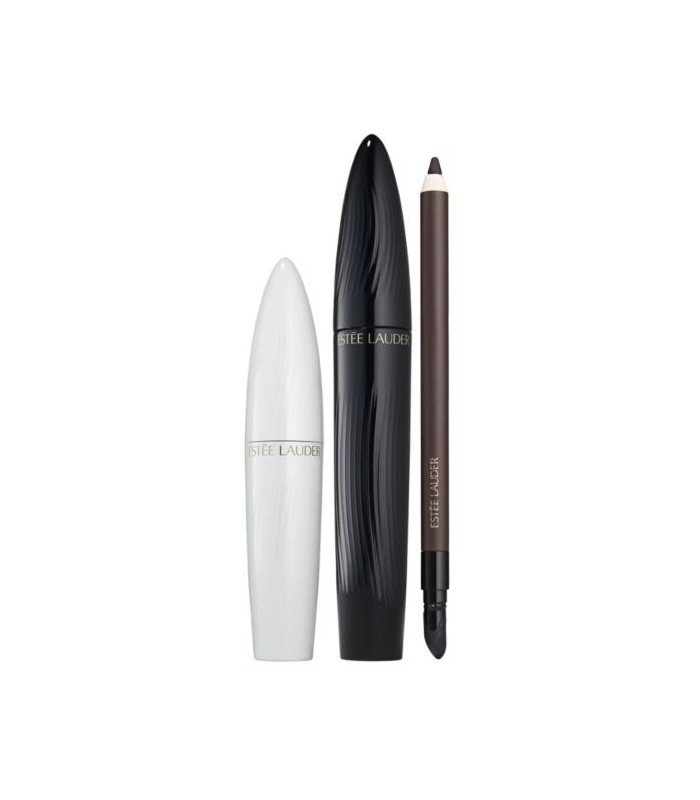 Estee Lauder SET Optical Illusions Turbo Lash Trio: Turbo Lash High Powered Volume + Length Mascara 8ml. 01 black + Turbo Lash N