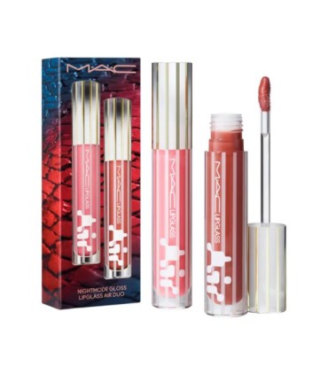 MAC SET Nightmode Gloss Lipglass Air Duo: Lipglass Air 5ml. Snobbish (223) + Lipglass Air 5ml.Casual (226)