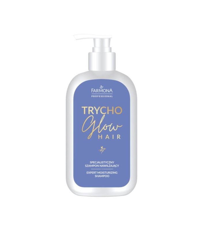 Farmona TRYCHO GLOW HAIR Specjalistyczny szampon nawilżający 900ml.
