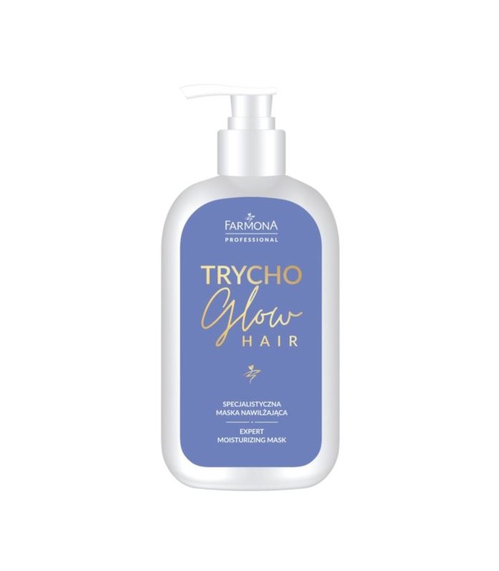 Farmona TRYCHO GLOW HAIR Specjalistyczna maska nawilżająca 375ml.