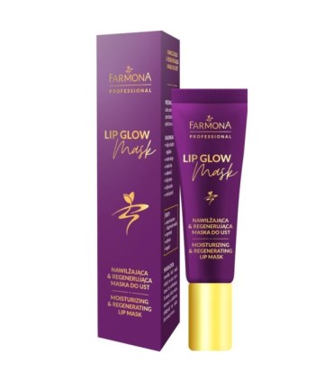 Farmona LIP GLOW MASK Nawilżająca i Regenerująca maska do ust 12ml.