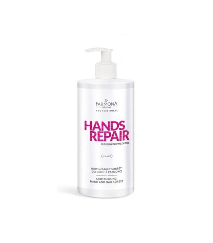 Farmona HANDS REPAIR Nawilżający sorbet do dłoni i paznokci 500ml.