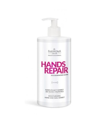 Farmona HANDS REPAIR Nawilżający sorbet do dłoni i paznokci 500ml.