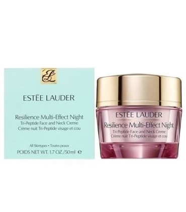 Estee Lauder Resilience Multi-Effect Tri-Peptide Night Face and Neck Creme All Skintypes 50ml.