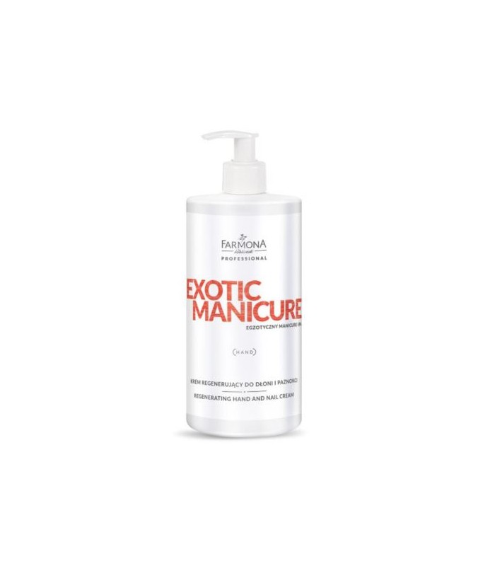 Farmona EXOTIC MANICURE Krem regenerujący do dłoni i paznokci 500ml.