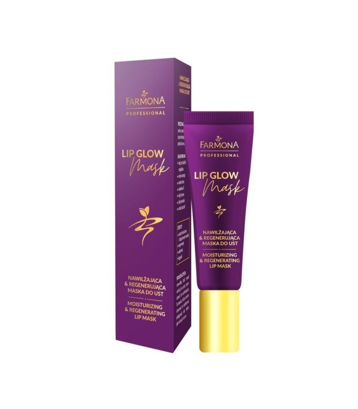 Farmona LIP GLOW MASK Nawilżająca i Regenerująca maska do ust 12ml.