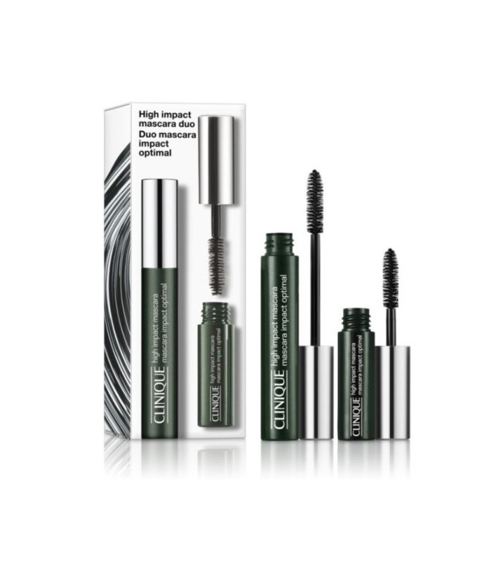 Clinique SET High Impact Mascara Duo: High Impact Mascara Duo 7ml. Black + High Impact Mascara 3,5ml. ZESTAW