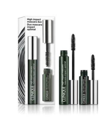 Clinique SET High Impact Mascara Duo: High Impact Mascara Duo 7ml. Black + High Impact Mascara 3,5ml. ZESTAW