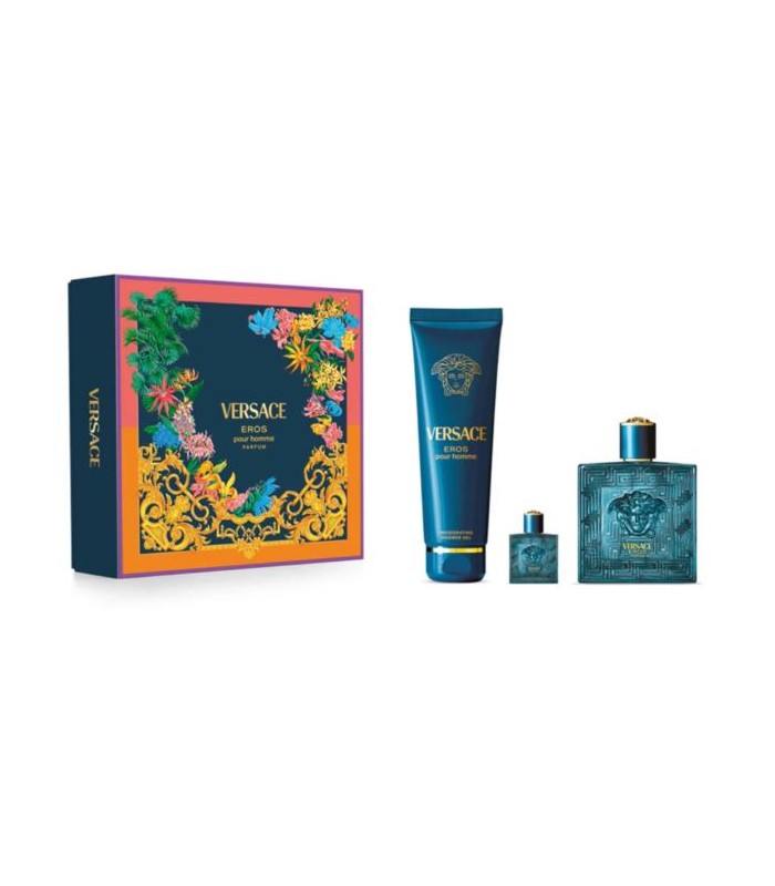 Versace Eros Eau de Parfum 100ml. + Shower Gel 150ml. + Eau de Parfum 5ml. ZESTAW