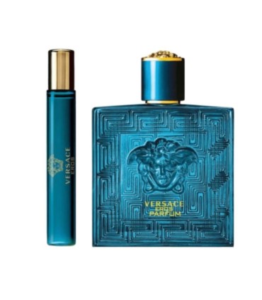 Versace Eros Eau de Parfum 100ml. + Eau De Parfum 10ml. + Versace Black Pouch For Man ZESTAW